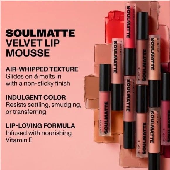 Morphe Soulmatte Velvet Lip Mousse | Wifey | Brand New in Box - Picture 6 of 15